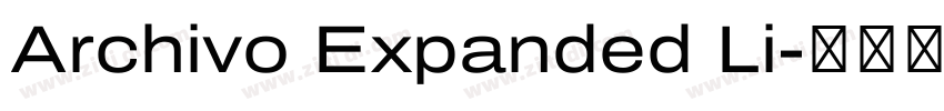 Archivo Expanded Li字体转换
